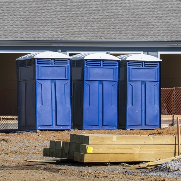 how often are the porta potties cleaned and serviced during a rental period in Gautier Mississippi